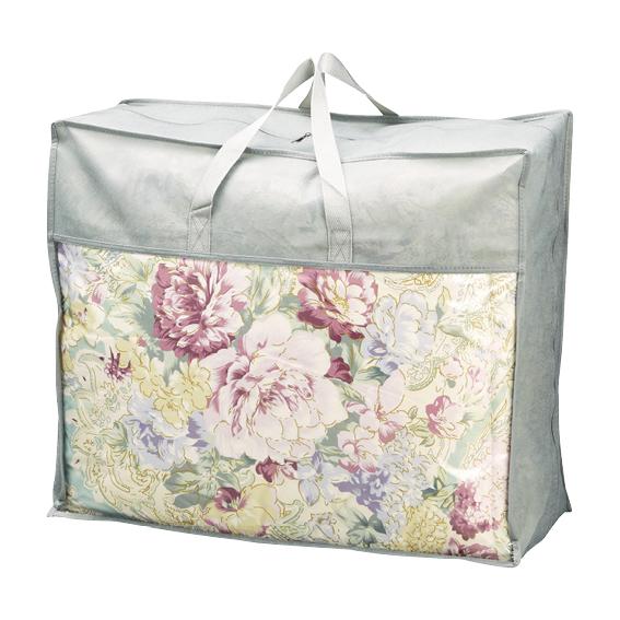 ダウン50%入り 日本製羽毛合掛け布団 ブルー BUF-1253-B