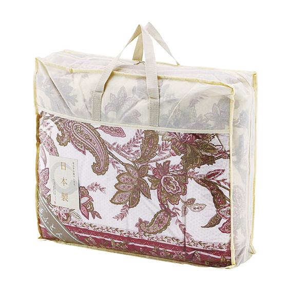 羽毛85%入り 日本製羽毛掛けふとん ピンク NUF-2730-P