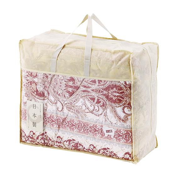 日本製 ウール50%入り合掛け布団 ピンク BW-1519-P