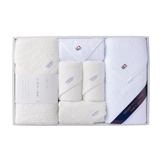 シルク&amp;起毛 プレミアム タオルセット  SK-10001