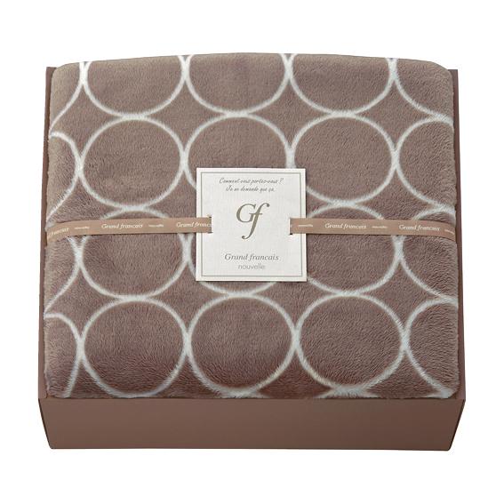 グランフランセヌーベル ハイソフトタッチマイヤー毛布  GFN8106-GE