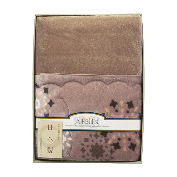 吸湿発熱わた入り 国産やわらかタッチ毛布布団  SV-4010