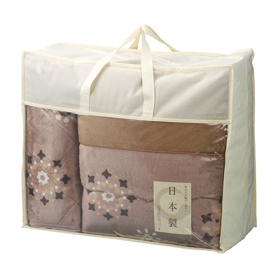 吸湿発熱わた入り 国産やわらかタッチ毛布布団&amp;敷パッド  SV-4160