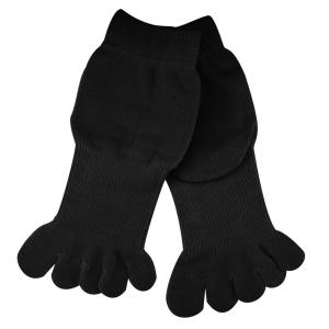 ゆびのばソックス Neo EVE(イヴ) ブラック 5本指ソックス メンズ／レディース兼用 靴下