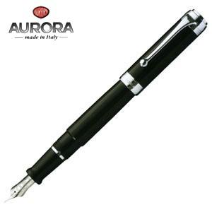 万年筆 名入れ アウロラ タレンタム シルバークリップ 万年筆 ブラック D11-N