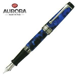 万年筆 名入れ アウロラ オプティマ シルバークリップ 万年筆 ブルー 996CB