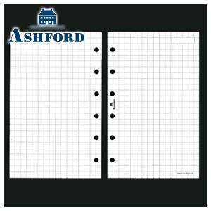 リフィル 方眼 アシュフォード リフィル ミニ6 6穴 方眼 セクションリーフ 10個セット No....