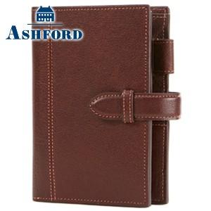 システム手帳　ミニ6　革 アシュフォード ディープ ミニ6サイズ 13ミリ ベルト システム手帳 ブ...