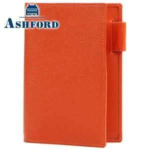 システム手帳　ミニ6　革 アシュフォード テンカラーズ ミニ6サイズ 11ミリ ノート オレンジ N...