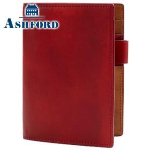 システム手帳　ミニ6　革 アシュフォード 名入れ無料 ドローイング M6サイズ 13ミリ ノート ワ...