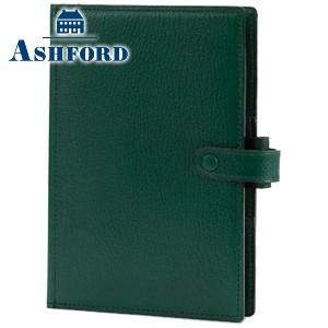 システム手帳 バイブル 革 アシュフォード 名入れ無料 プレスコット バイブルサイズ 25ミリ スタ...