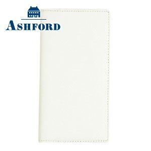 ダイアリーカバー 革 アシュフォード ベスティート ダイアリーカバー L ホワイト 8272-001...