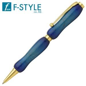 高級 ボールペン 名入れ エフスタイル (F-STYLE) WoodSanBurst ギター塗装 キ...