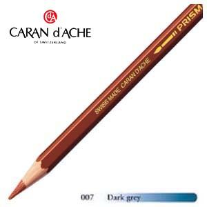 色鉛筆 水彩 カランダッシュ アーティストライン プリズマロ 水溶性色鉛筆 単色 ダークグレイ 3個...