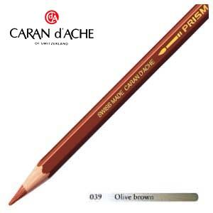 色鉛筆 水彩 カランダッシュ アーティストライン プリズマロ 水溶性色鉛筆 単色 オリーブブラウン ...