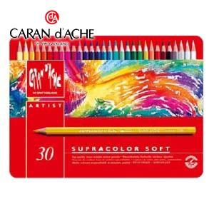 CARAN d'ACHE（カランダッシュ） スプラカラーソフト色鉛筆 30色セット