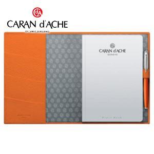 カランダッシュ レマン マロキネリー レザー A5 ノート グレー 6233