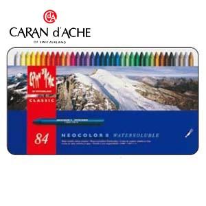クレヨン カランダッシュ クラシックライン ネオカラー 2 84色 水溶性クレヨン 7500-384