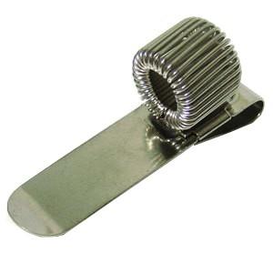 ペンホルダー 銀座吉田 スプリング ペンクリップ 1穴ホルダー 10個セット シルバー penhld...