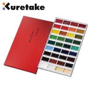 画材 クレタケ 長期欠品中入荷未定予約受付中 呉竹絵手紙 顔彩 顔彩耽美「がんさいたんび」 36色セ...