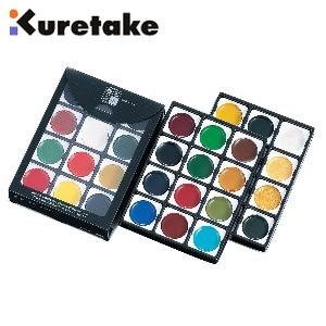 画材 クレタケ 顔彩 顔彩深美「がんさいしんび」 36色セット MC3/36V