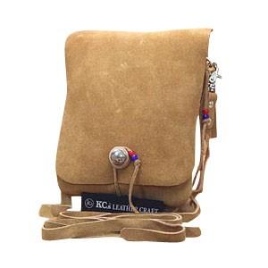 ショルダーバッグ メンズ 革 名入れ ケイシーズ（KCs） メディスン エル キャメル バッグ KS...