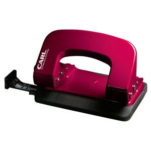 穴あきパンチ カール事務器 パンチ レッド アリシス 5セット LP-16-R