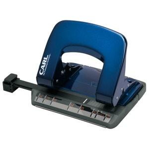 穴あきパンチ カール事務器 パンチ ブルー アリシス 3セット LP-20-B