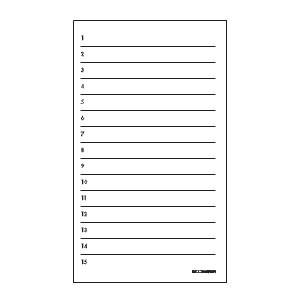 リフィル グリーンウィッチ（Greenwitch） ナンバード 64ページ 10冊セット リフィール...