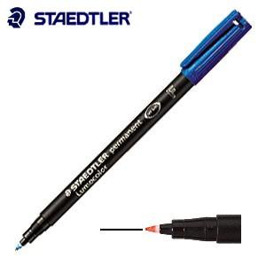 油性ペン ステッドラー ルモカラー 油性 カラーペン オレンジ 10本箱入り 318-4