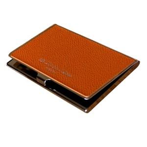 カードケース レディース 革 名入れ スリップオン Noblessa NC シリーズ ブラスカードケ...