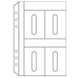 リフィル A5 ダヴィンチ システム手帳 リフィル A5サイズ アクセサリー カードホルダー 5冊セ...