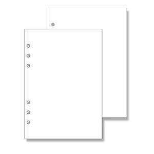リフィル A5 ダヴィンチ システム手帳 リフィル A5サイズ 徳用ノート 無地ノート 5冊セット ...