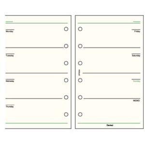 リフィル ポケットサイズ ダヴィンチ システム手帳 リフィル ポケットサイズ スケジュール フリー ...