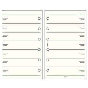 リフィル ポケットサイズ ダヴィンチ システム手帳 リフィル ポケットサイズ スケジュール フリー ...