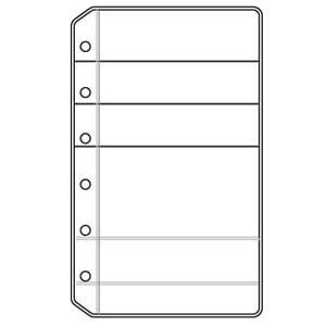 リフィル ポケットサイズ ダヴィンチ システム手帳 リフィル ポケットサイズ アクセサリ カードホル...