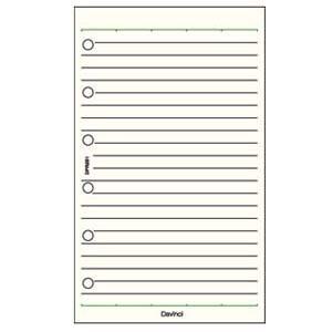 リフィル ポケットサイズ ダヴィンチ システム手帳 リフィル ポケットサイズ 徳用ノート 横罫ノート...