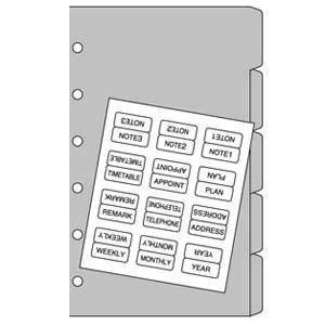 リフィル ポケットサイズ ダヴィンチ システム手帳 リフィル ポケットサイズ アクセサリ よこ型 フ...
