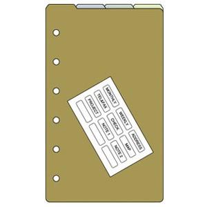 リフィル ポケットサイズ ダヴィンチ システム手帳 リフィル ポケットサイズ アクセサリ たて型 カ...