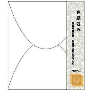 色紙 デザインフィル ミドリ レター&amp;ギフト カラー色紙 包みS 白 10個セット No. 3304...