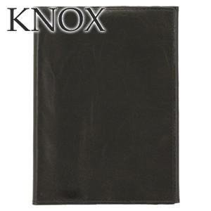 ノートカバー 革 ノックス（ＫＮＯＸ） カロス 文庫サイズ ノートカバー ブラック No. 102-...