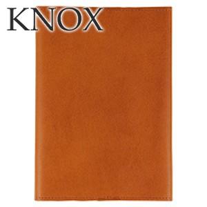ノートカバー 革 ノックス（ＫＮＯＸ） カロス 文庫サイズ ノートカバー オレンジ No. 102-...