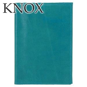 ノートカバー 革 ノックス（ＫＮＯＸ） カロス 文庫サイズ ノートカバー ブルー No. 102-0...