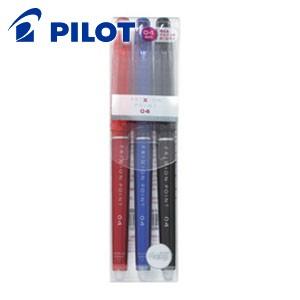 ゲルインク パイロット フリクションポイント04 ゲルインキボールペン 3色セット LF-66P4-...