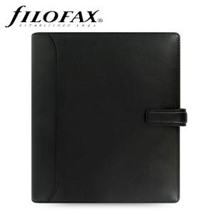 システム手帳 A5 革 ファイロファクス 名入れ無料 ナッパ A5 システム手帳 ブラック No. ...