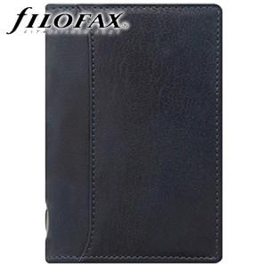 システム手帳 革 ファイロファックス ロックウッド スモールスリム システム手帳 ネイビー No. ...