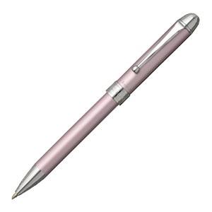 高級 マルチペン プラチナ万年筆 ダブルR3アクション スリムタイプ シャープペン+ボールペン黒・赤...