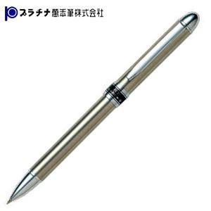 高級 マルチペン 名入れ プラチナ万年筆 ダブル3アクション ステンレス マルチペン ステン MWB...