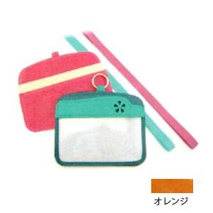 ＩＤカードケース 革 ブリットハウス フィオーレシリーズ オレンジ・イエロー IDケース fio-2...