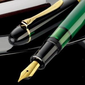 万年筆 名入れ ペリカン 即納 特別生産品 M120 グリーンブラック 万年筆 M120